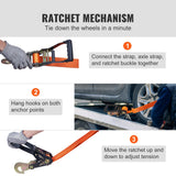 Ratchet Tie Down Straps Kit — view 6