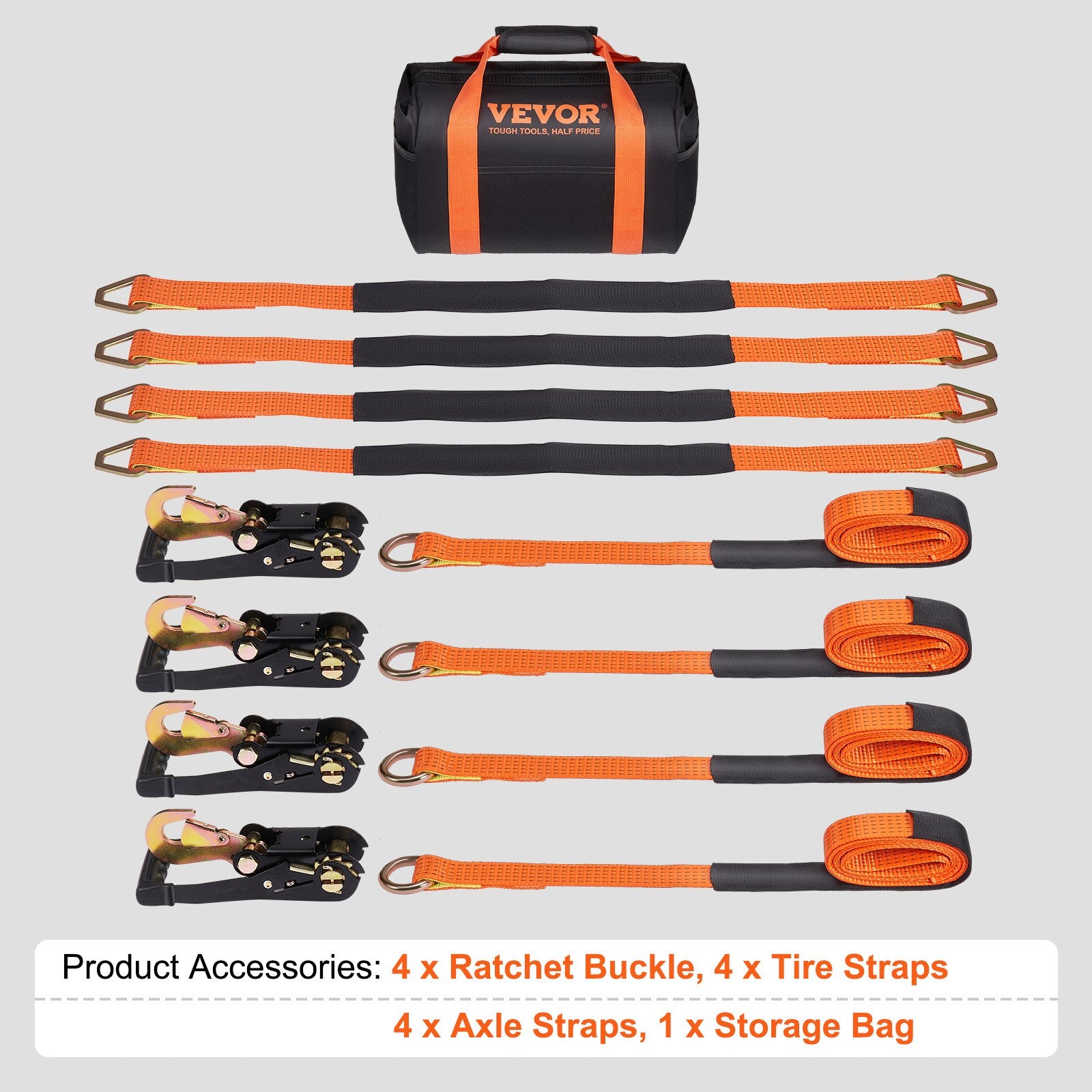 Ratchet Tie Down Straps Kit — view 8