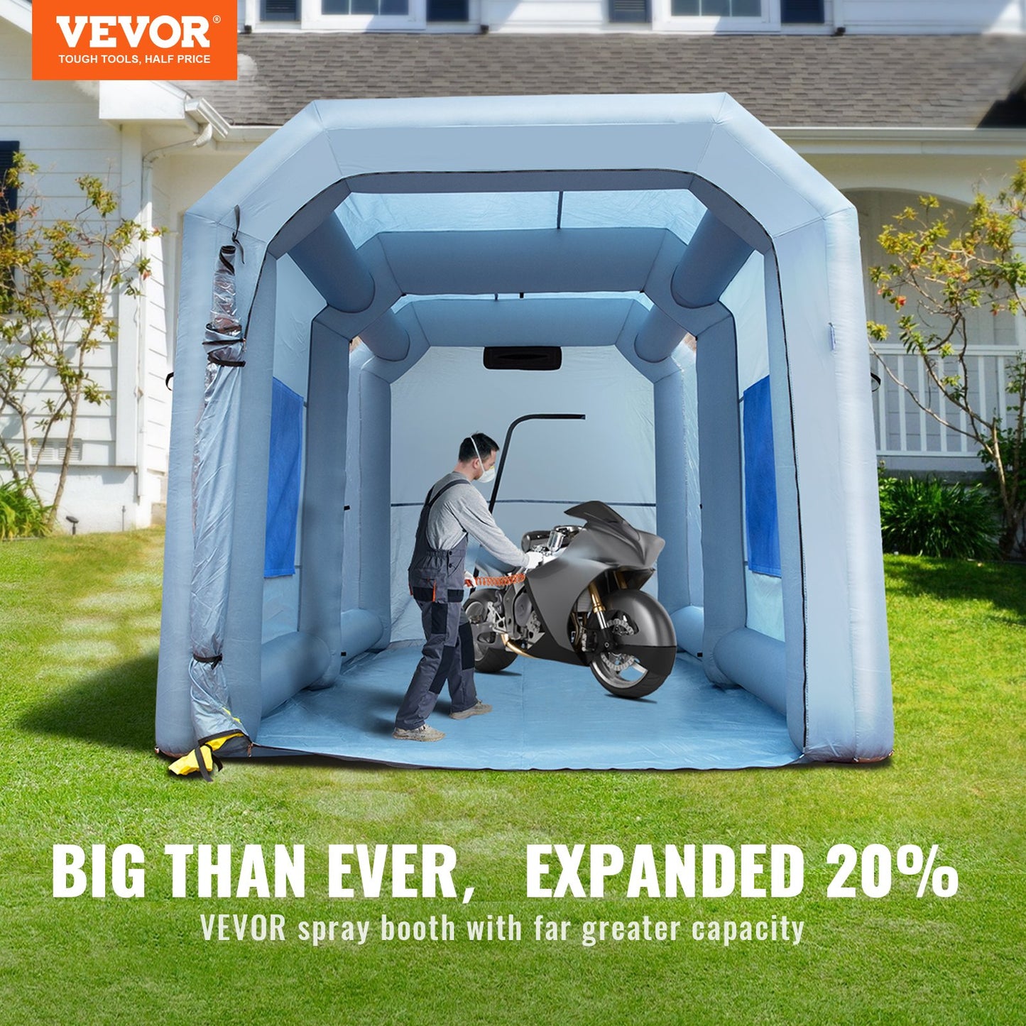 Inflatable Spray Booth Car Paint — view 3