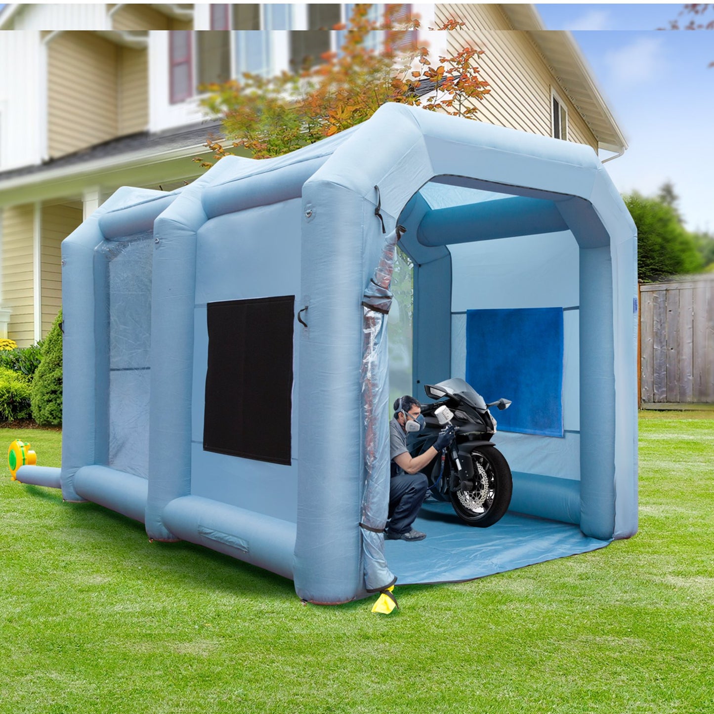 Inflatable Spray Booth Car Paint — view 9