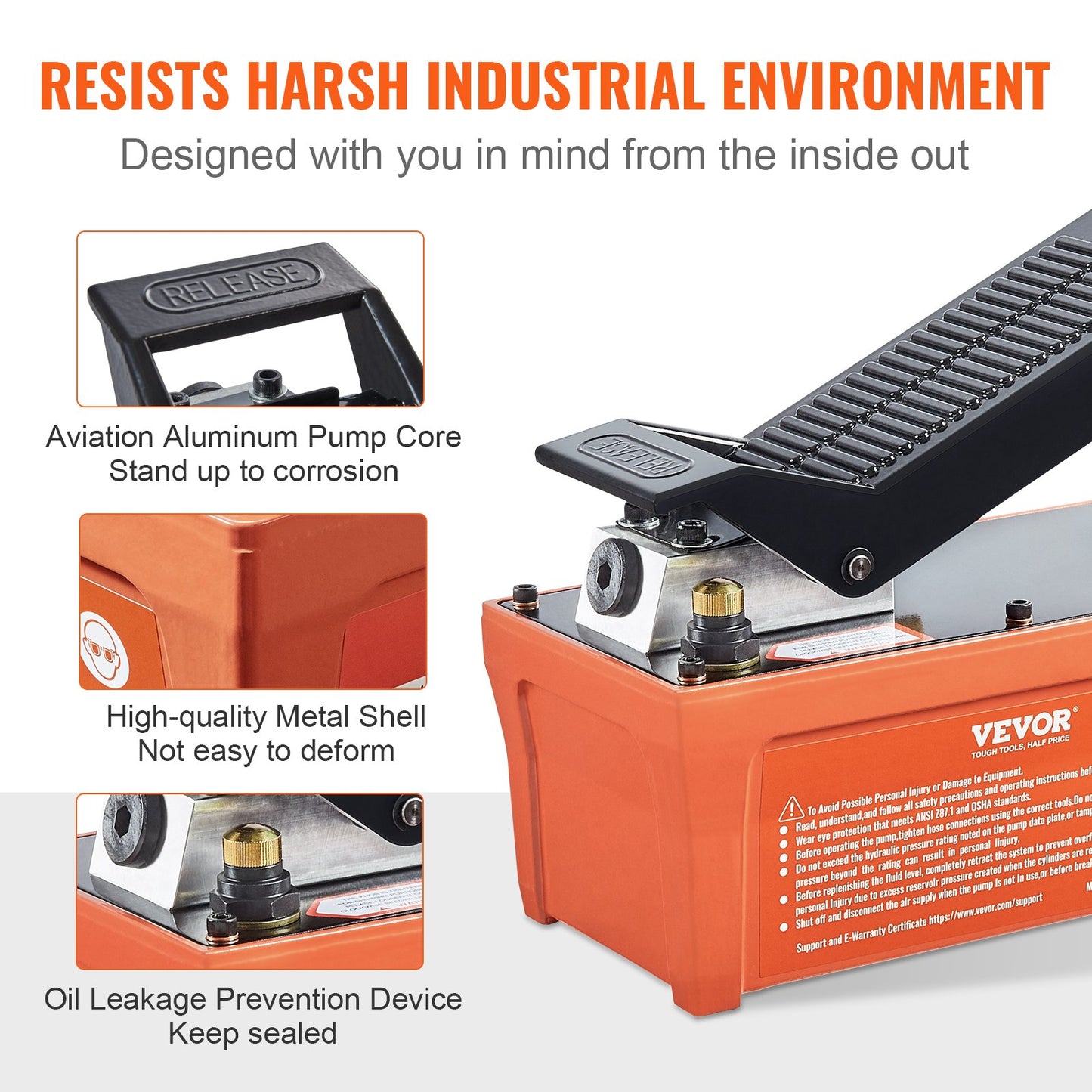 Air Hydraulic Pump, 10,000 PSI — view 6