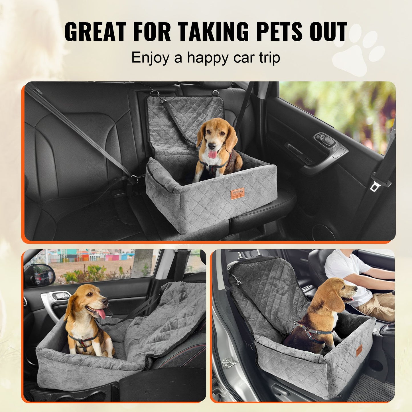 Dog Booster Car Seat Pet — view 7