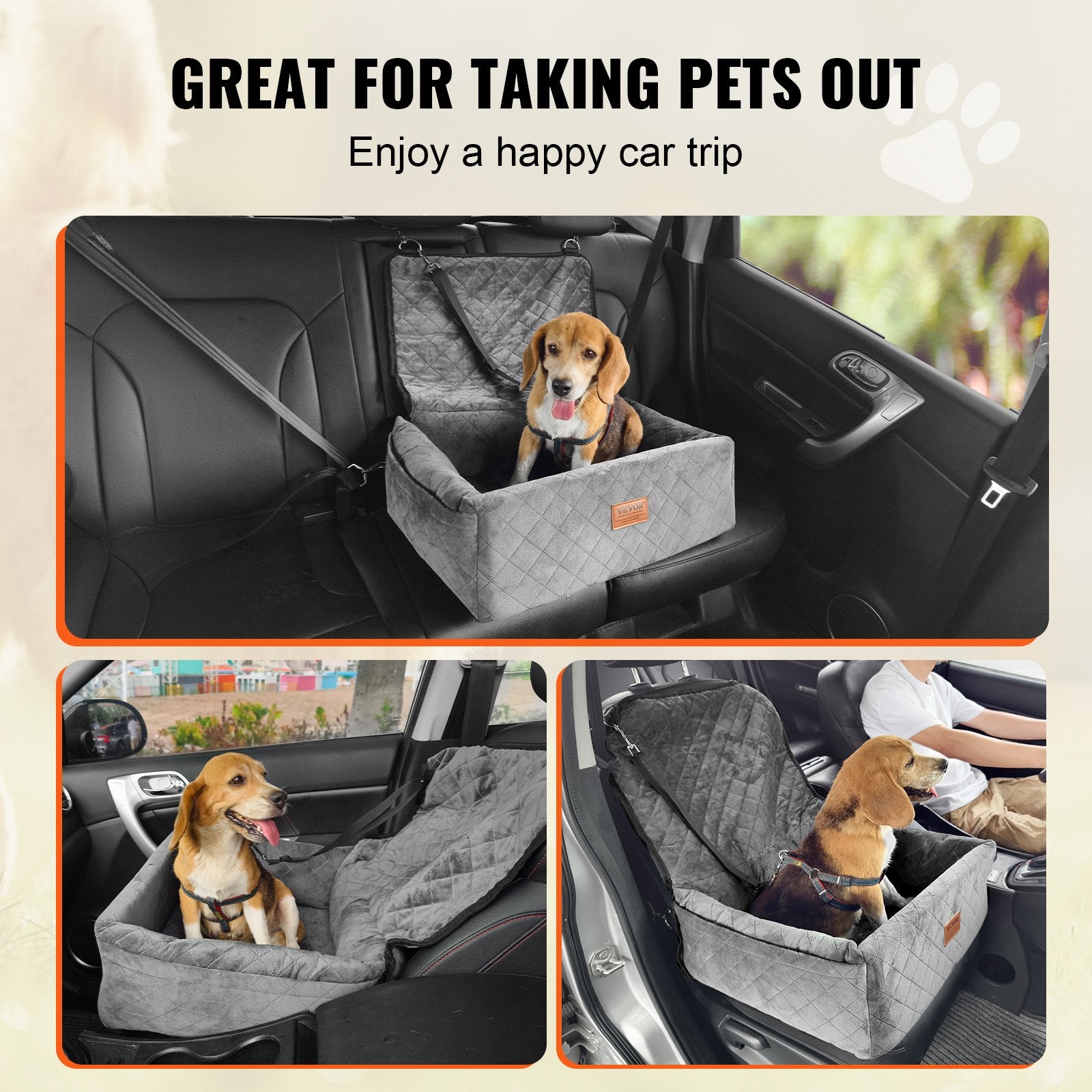 Dog Booster Car Seat Pet — view 7