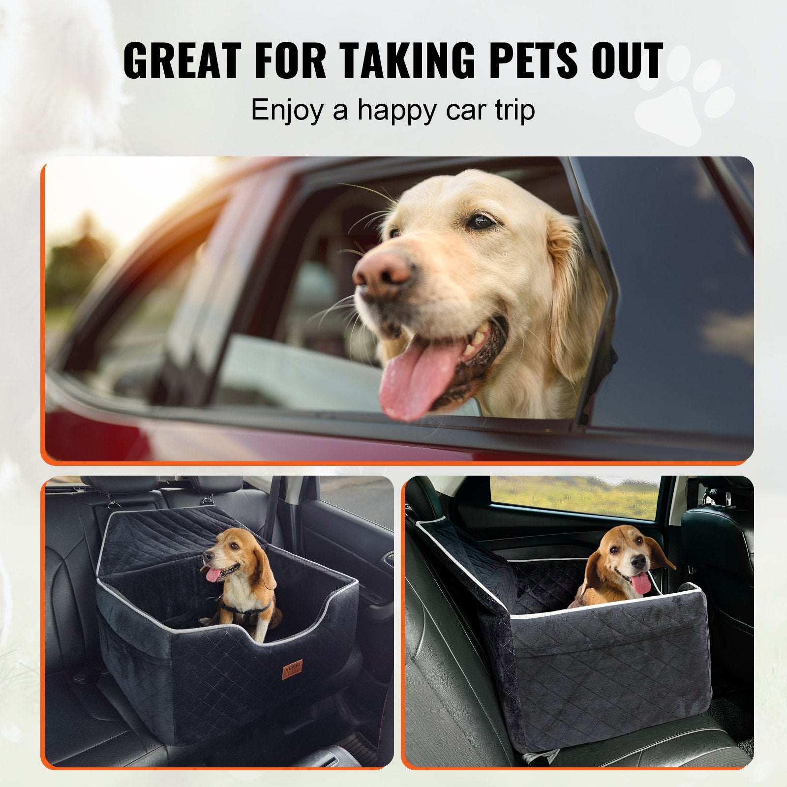 Dog Booster Car Seat Pet — view 7