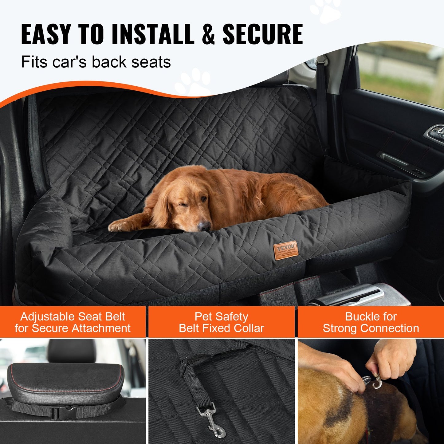 Dog Car Seat, Waterproof Dog — view 5