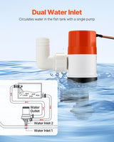 Livewell Pump for Boat 12V — view 5