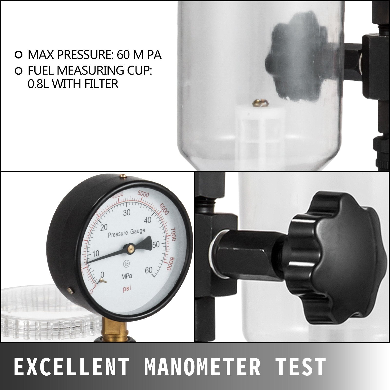 Diesel Injector Nozzle Pressure Tester — view 4