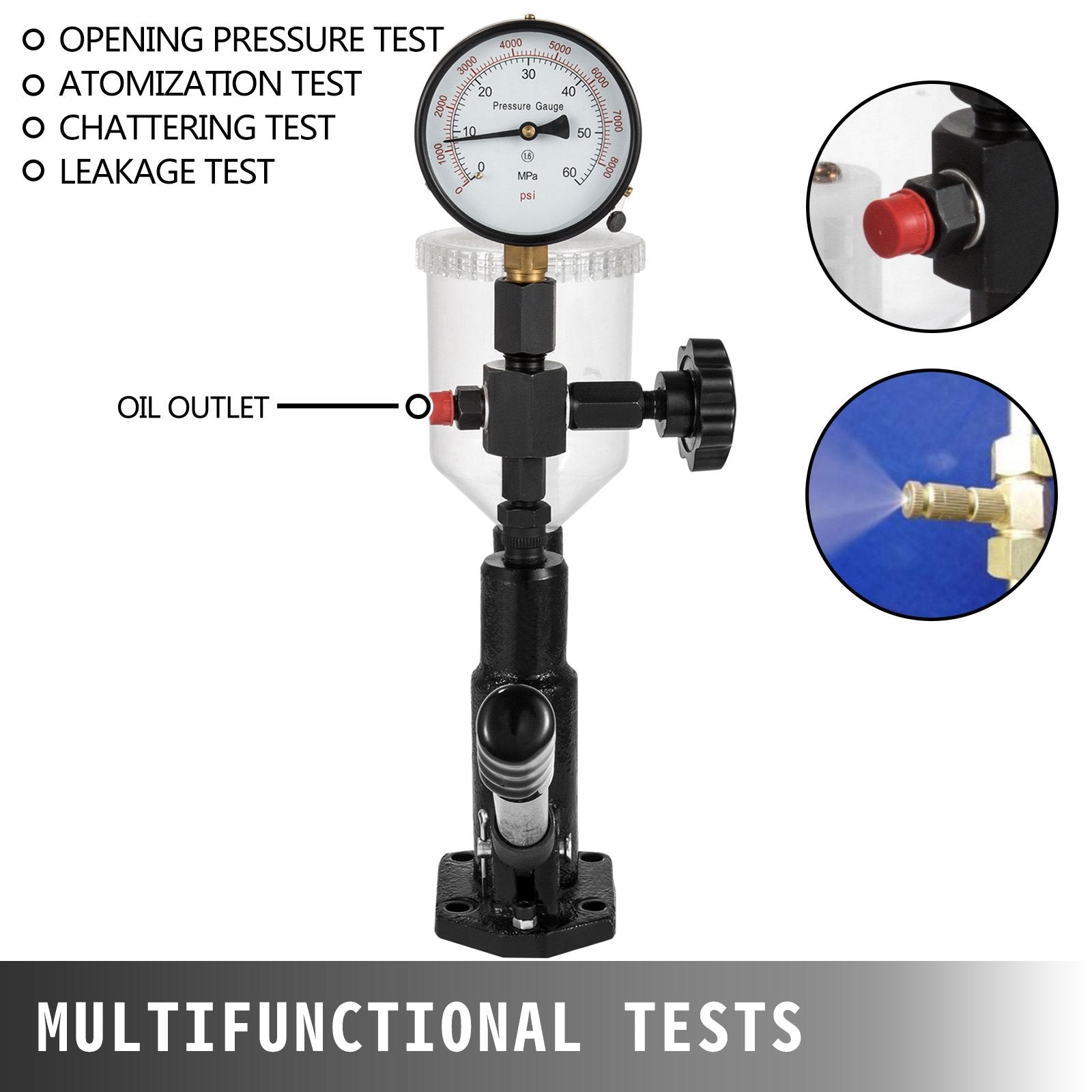 Diesel Injector Nozzle Pressure Tester — view 6