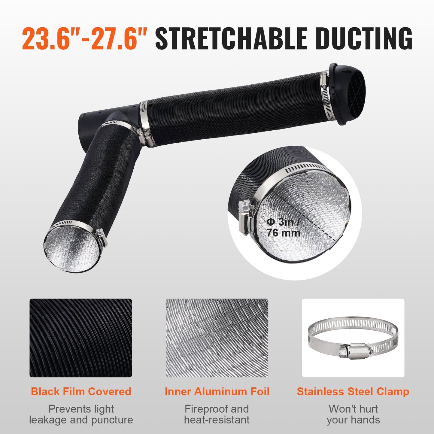 Diesel Heater Pipe Ducting Set 3 — view 5