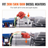 Ceramic diesel heater glow plug repair kit — view 4