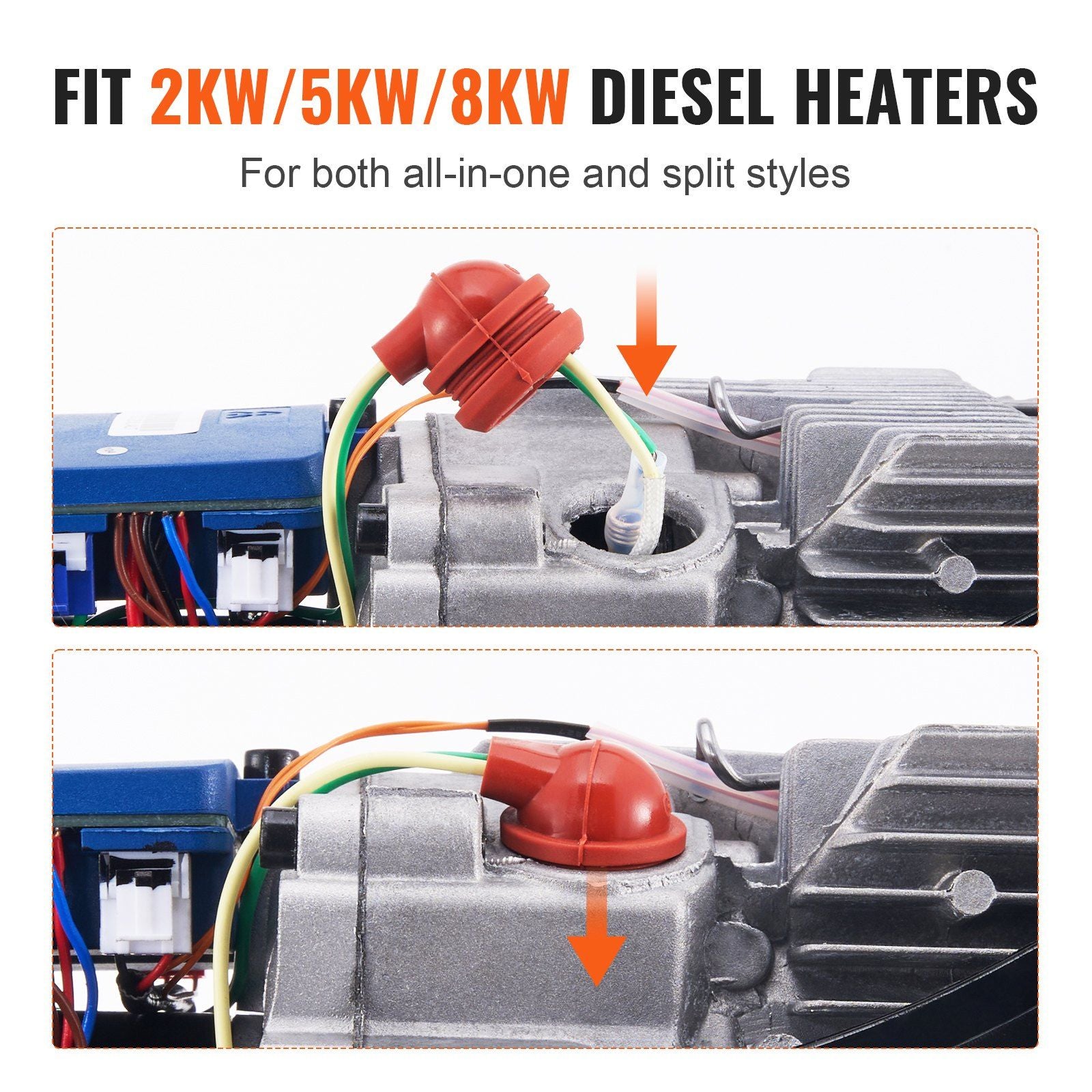 Ceramic diesel heater glow plug repair kit — view 4