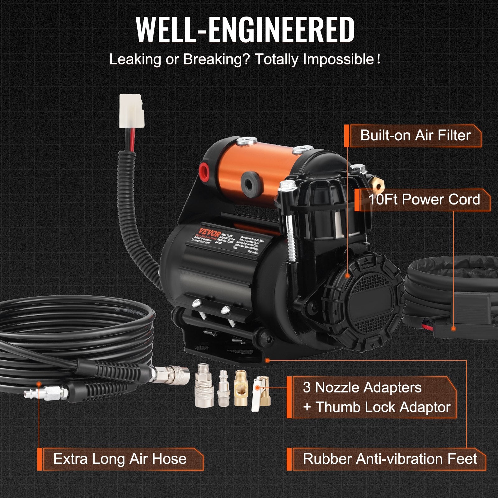 Onboard Air Compressor Kit 150PSI — view 6