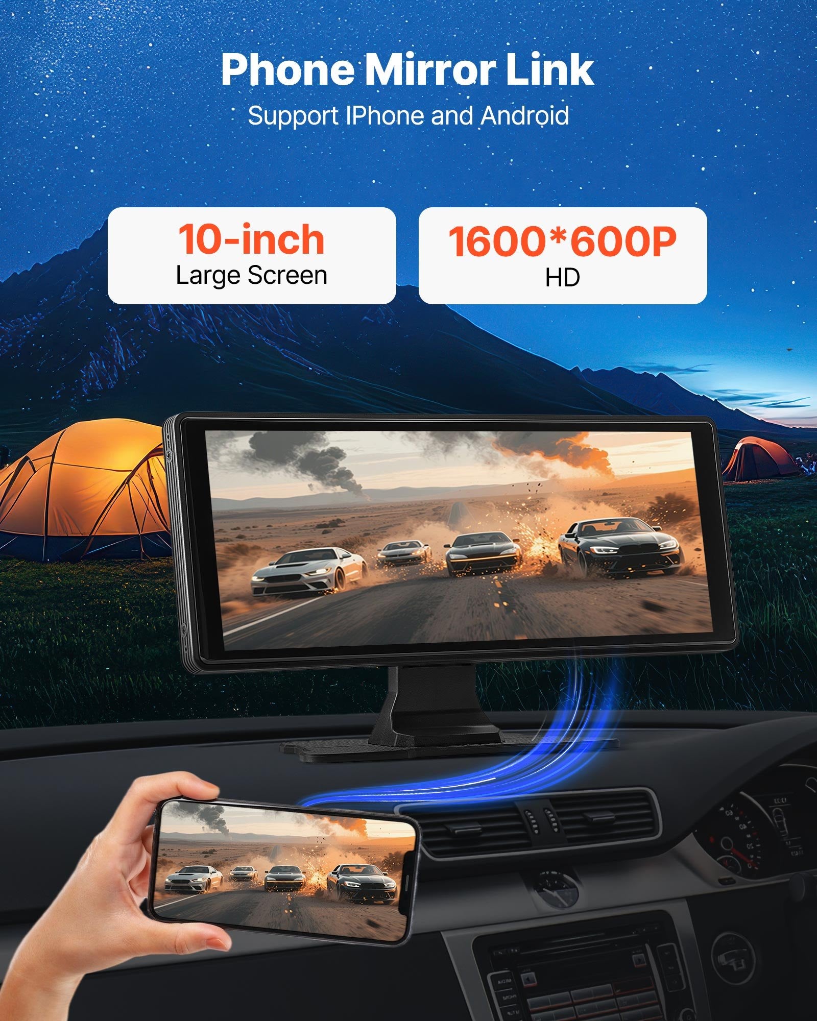 Car Stereo Radio CarPlay Touchscreen — view 7