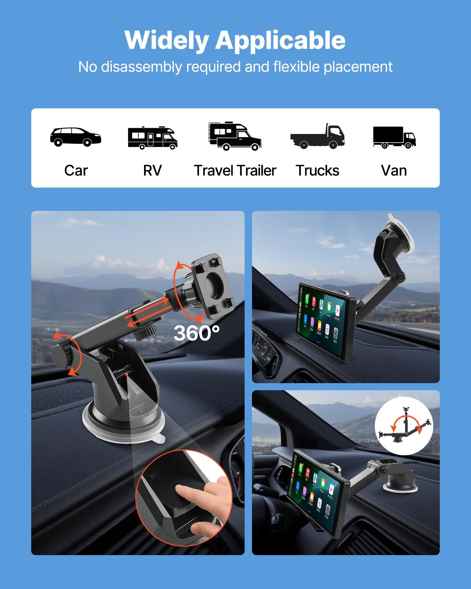 Car Stereo Radio CarPlay Touchscreen — view 8