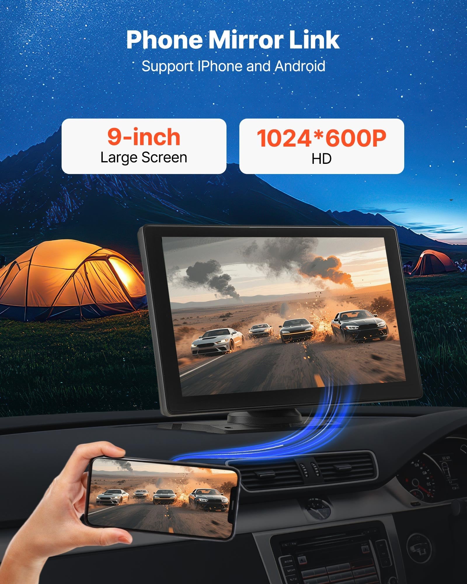 Car Stereo Radio CarPlay Touchscreen — view 7