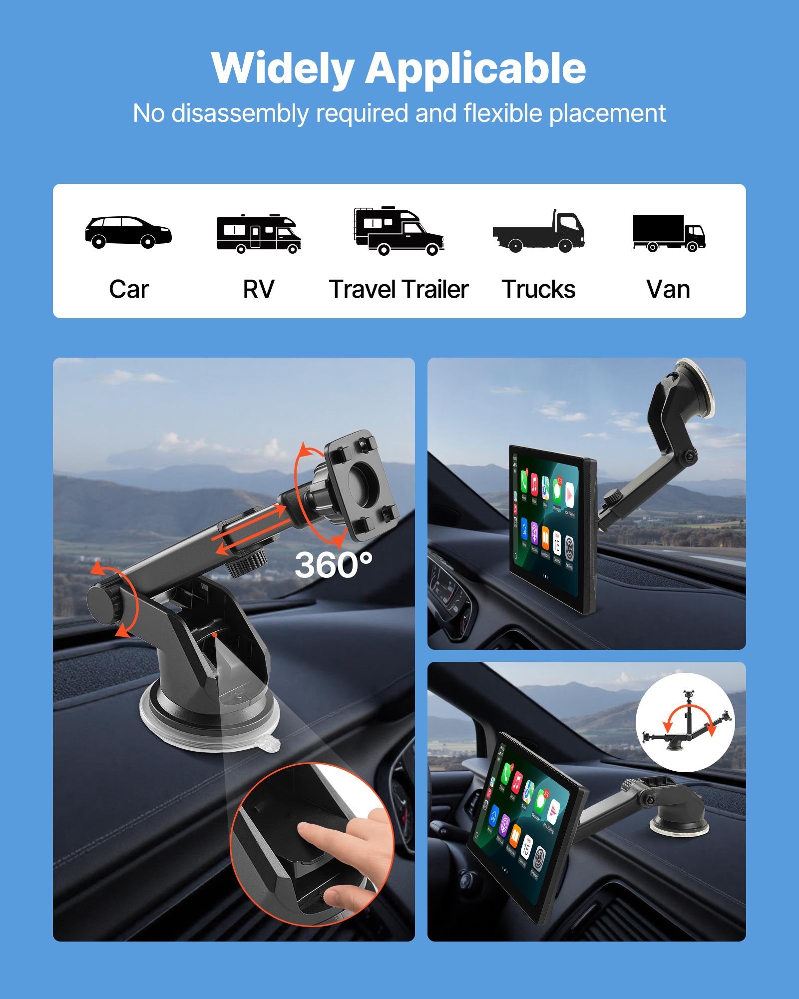 Car Stereo Radio CarPlay Touchscreen — view 8