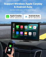 Wireless car stereo 228.6 mm HD touch screen — view 3