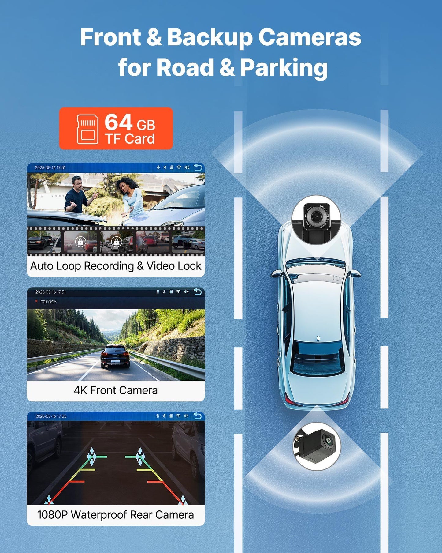 Wireless car stereo 228.6 mm HD touch screen — view 5