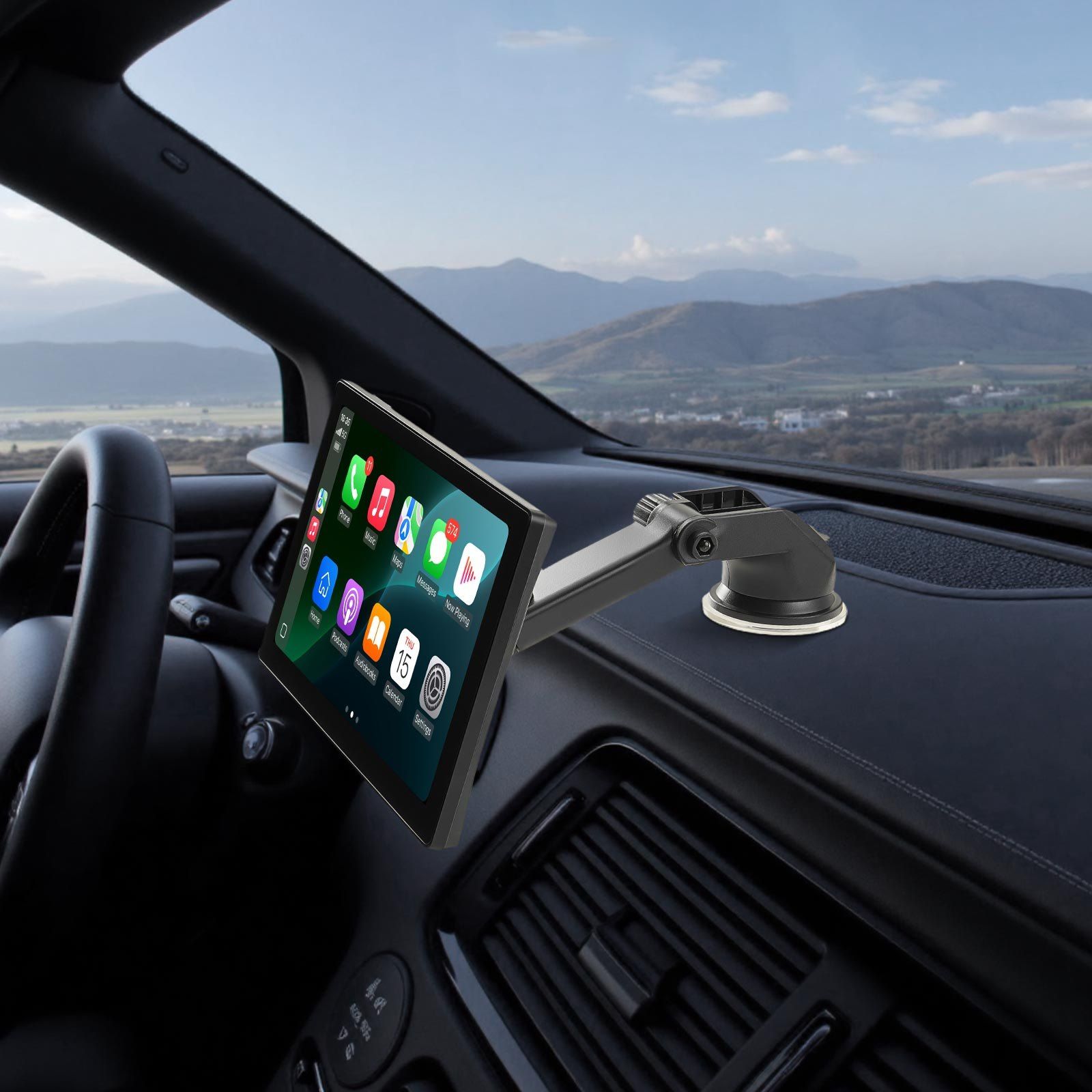Wireless car stereo 228.6 mm HD touch screen — view 9
