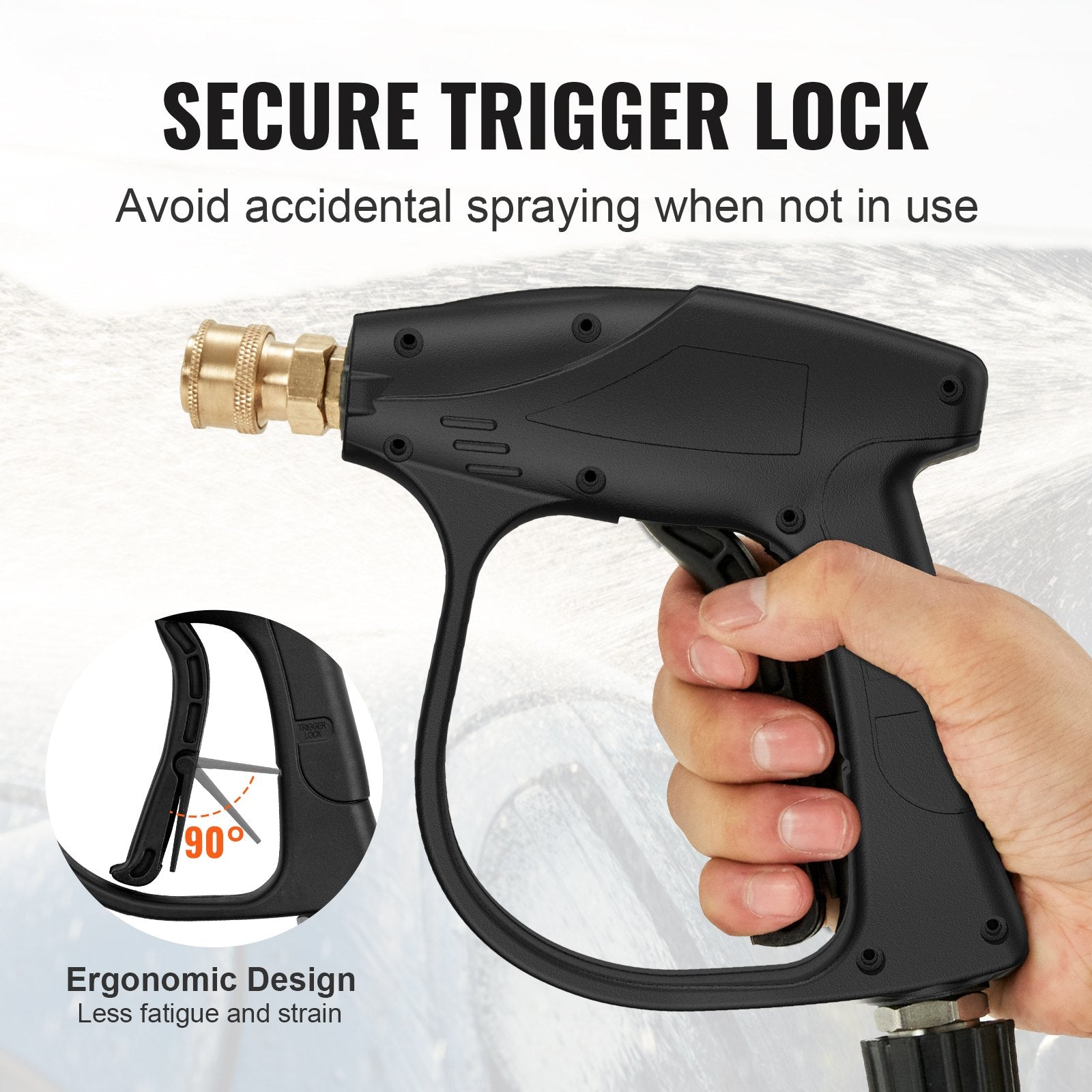 1/4 High Pressure Washer Gun — view 5