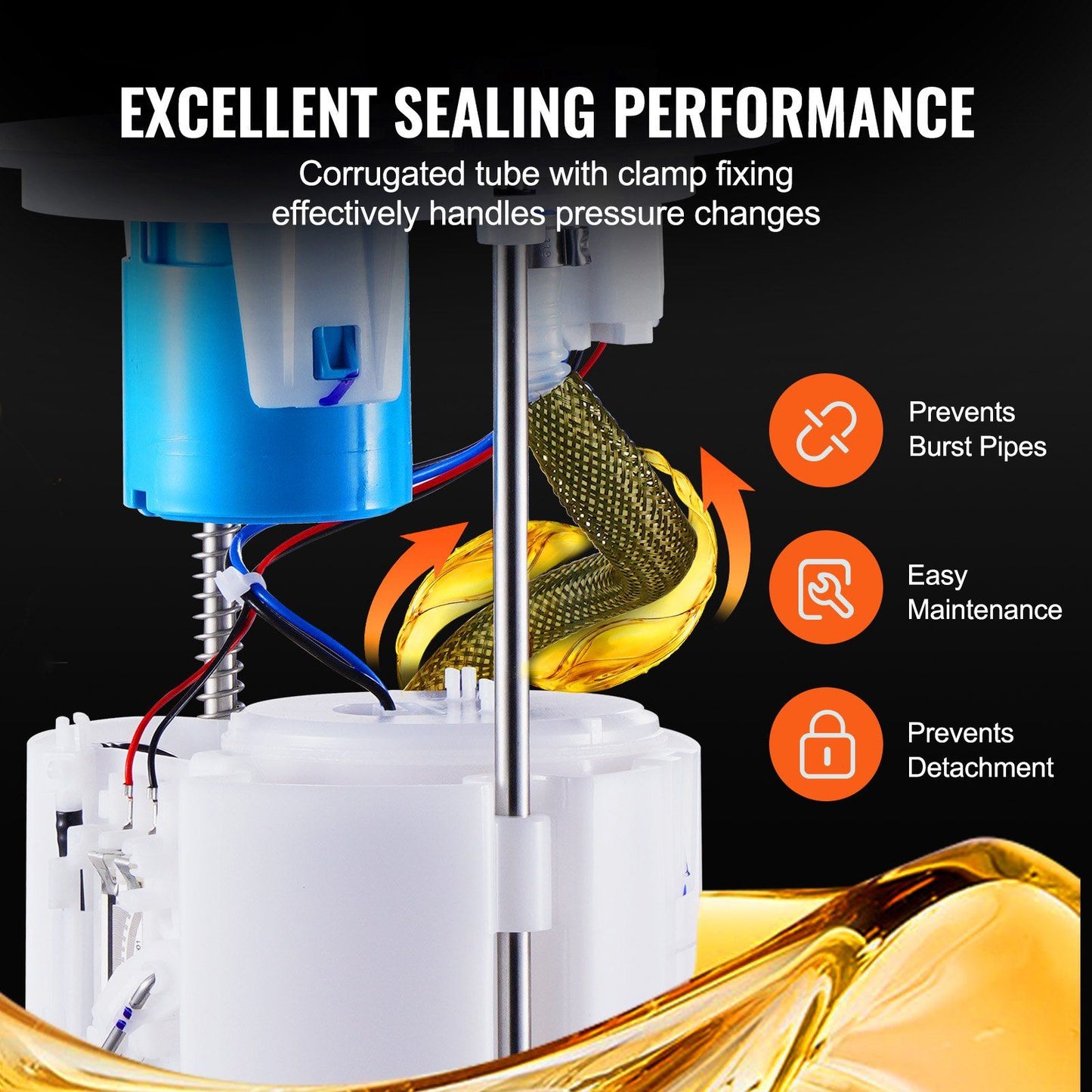 Electric fuel pump module assembly — view 5