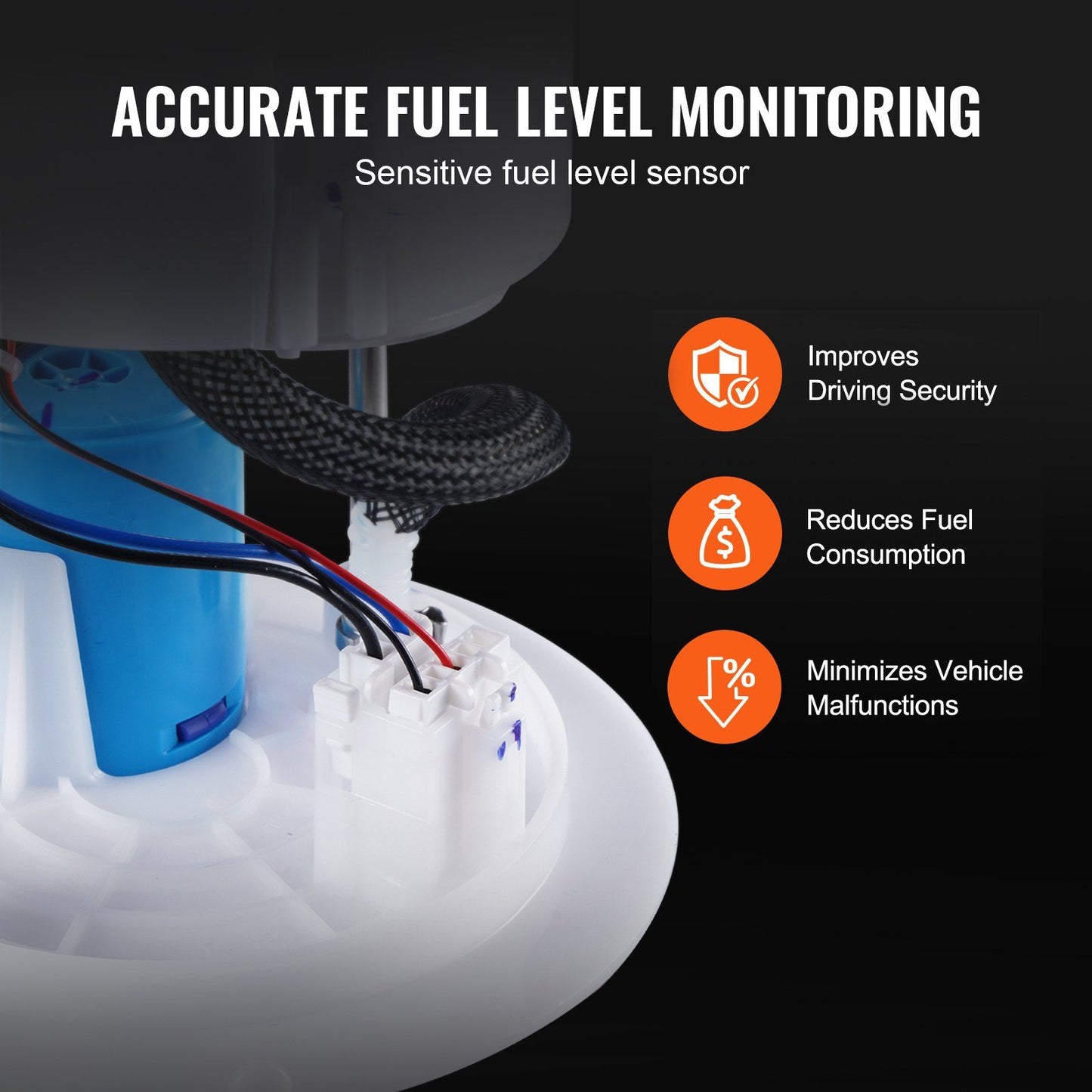 Electric fuel pump module assembly — view 6