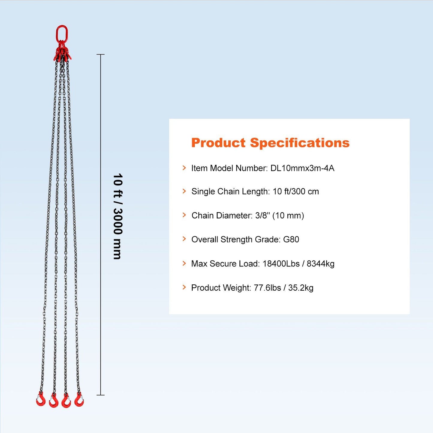 Chain Sling 10 mm x 300 cm — view 8