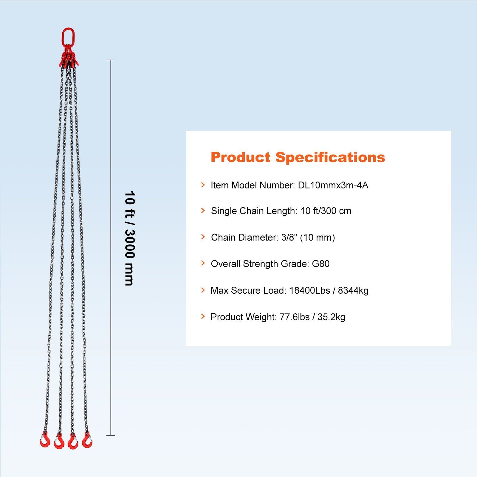 Chain Sling 10 mm x 300 cm — view 8