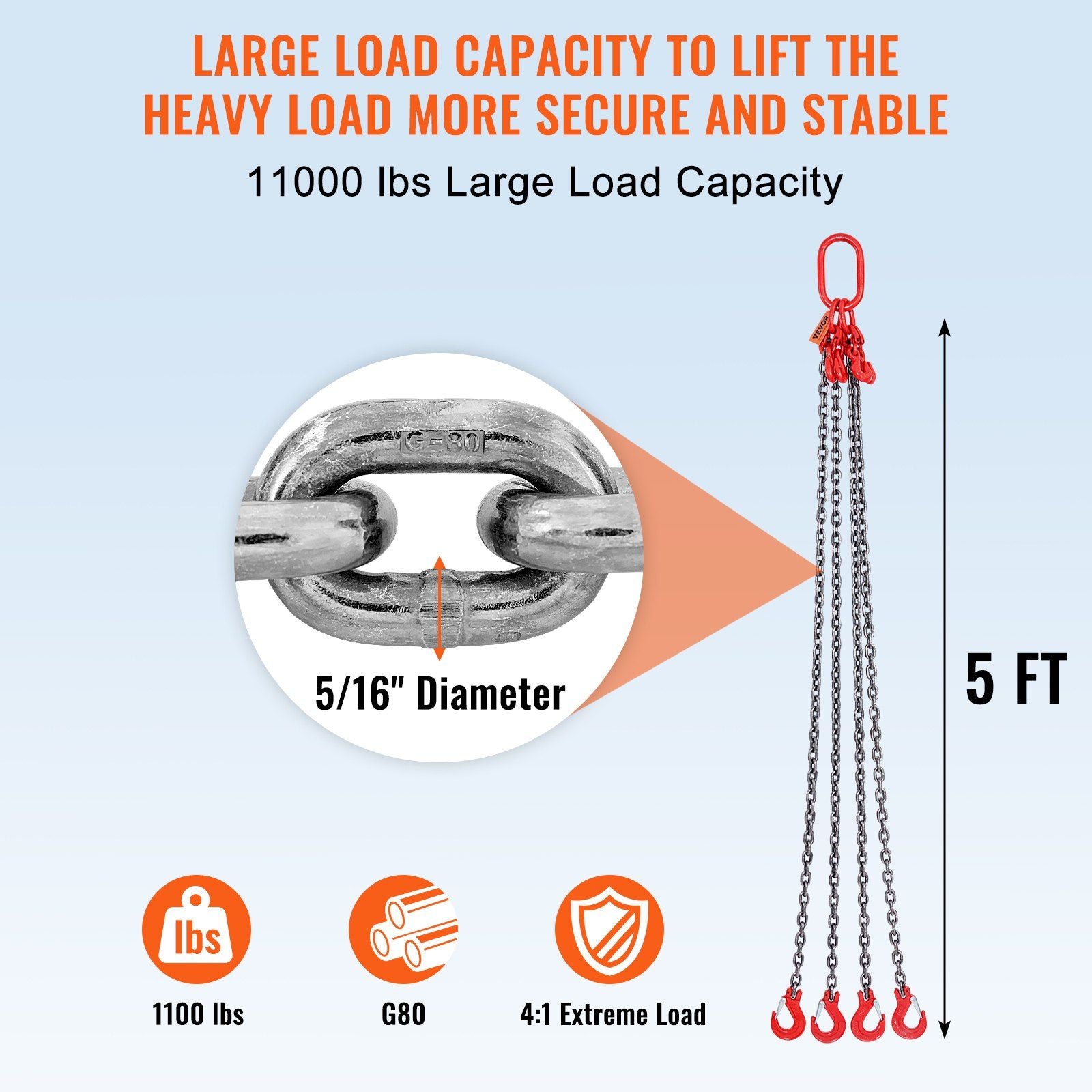 Chain Sling 8 mm x 150 cm — view 4