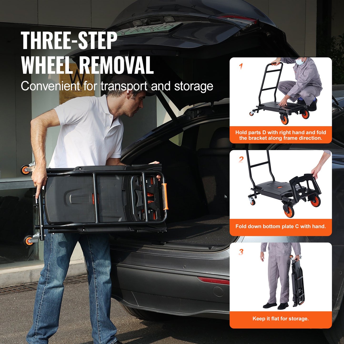 Aluminum Hand Truck, 2 in — view 7