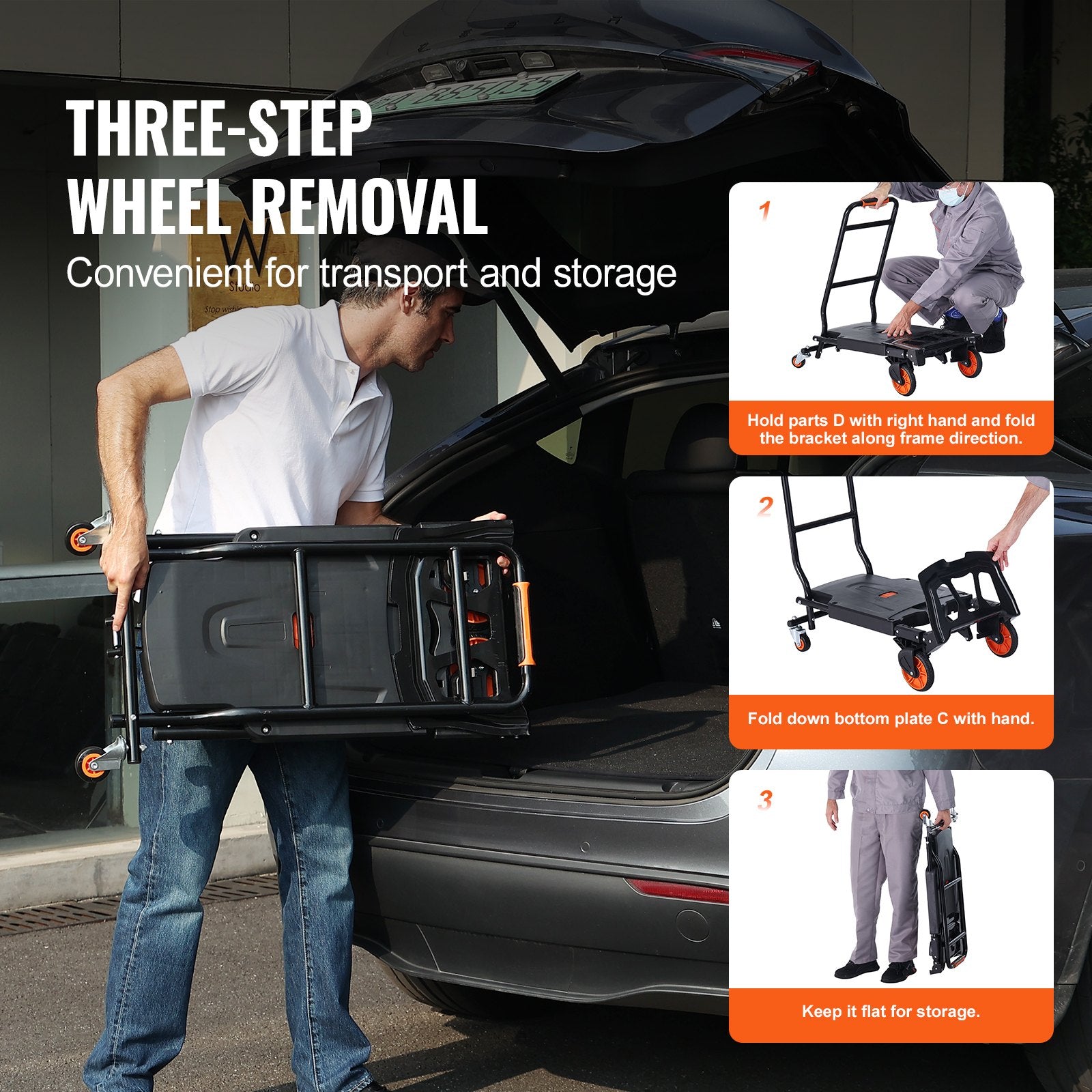 Aluminum Hand Truck, 2 in — view 7