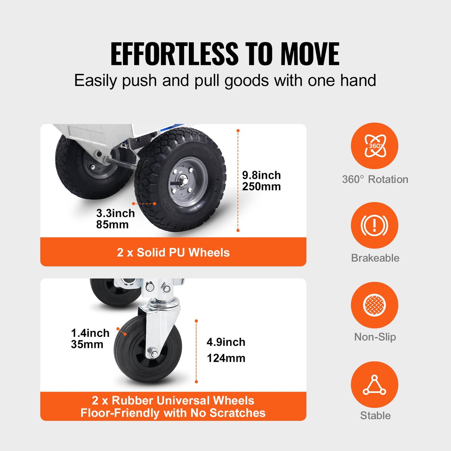 Aluminium Hand Truck, 2 in — view 4