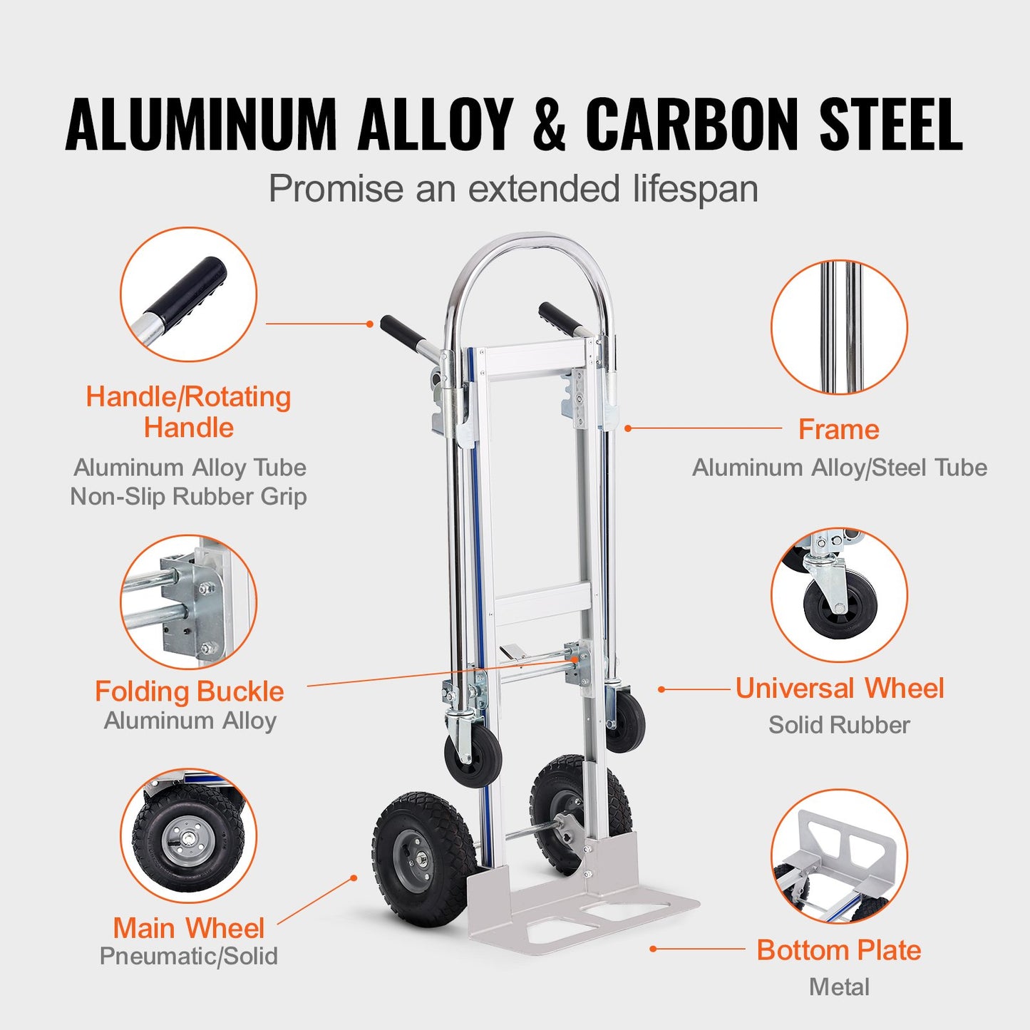 Aluminium Hand Truck, 2 in — view 5