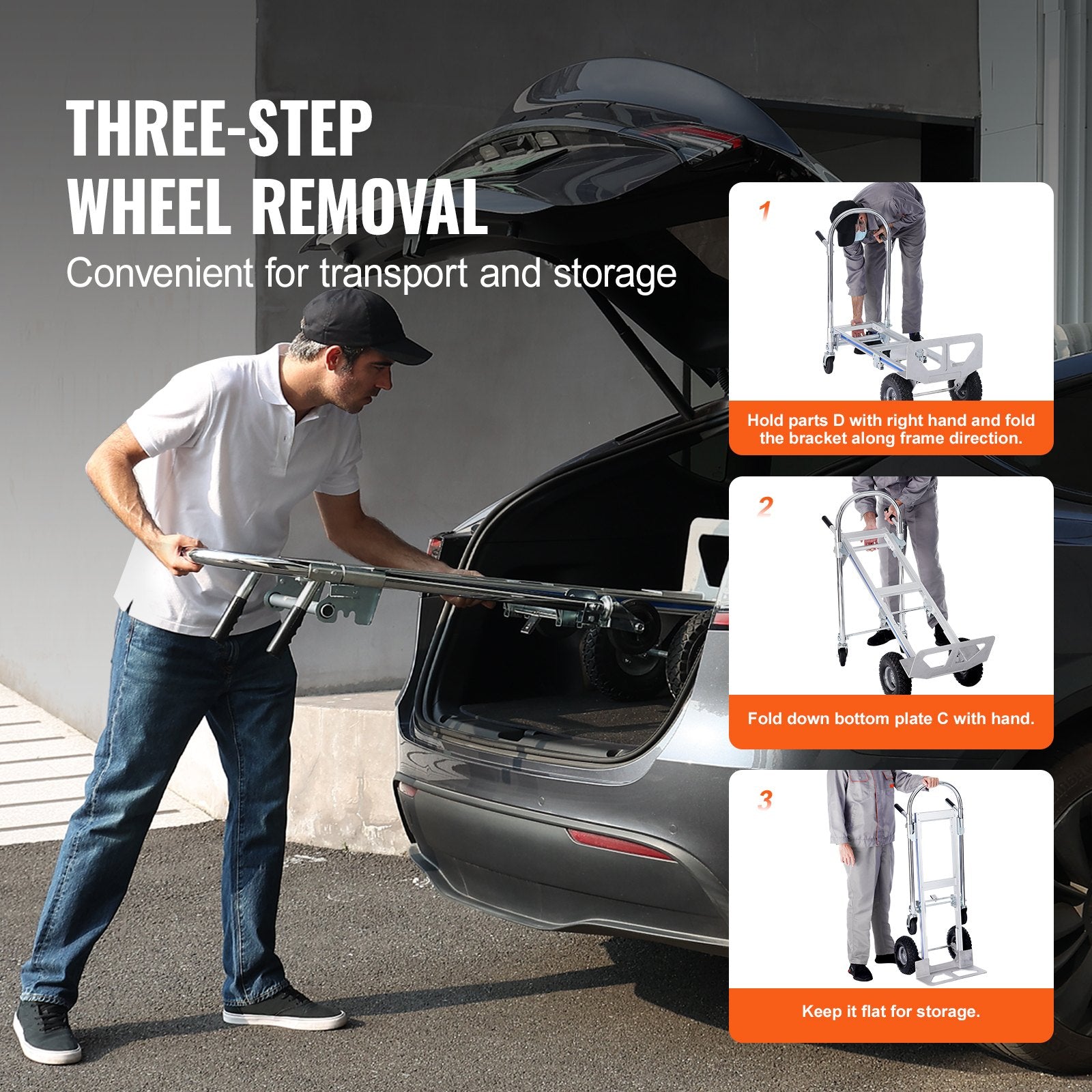 Aluminium Hand Truck, 2 in — view 7
