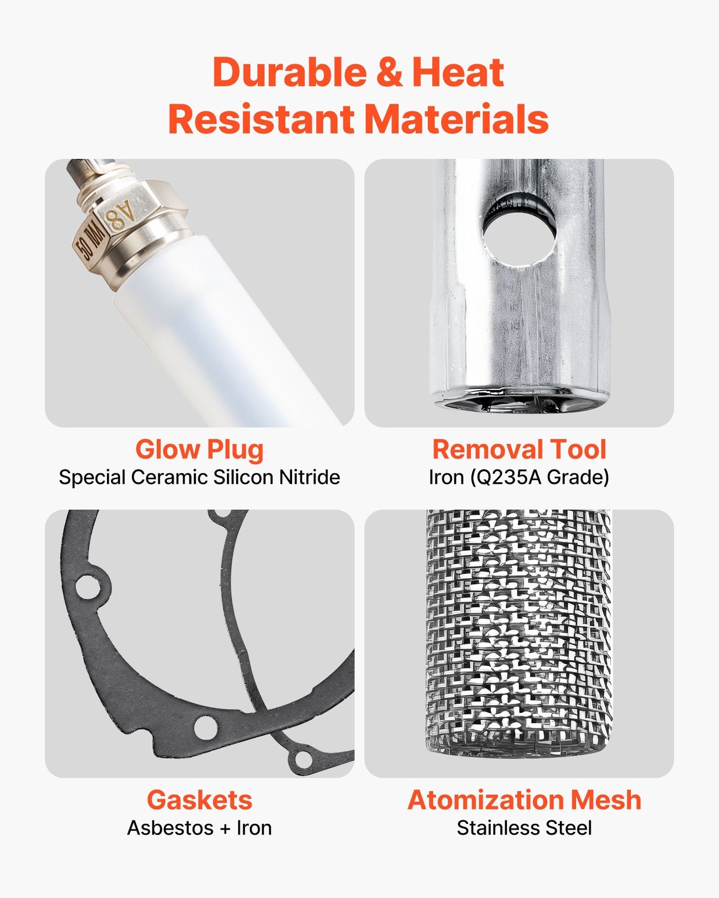 8V diesel heater glow plug repair kit — view 6