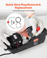 8V diesel heater glow plug repair kit — view 7