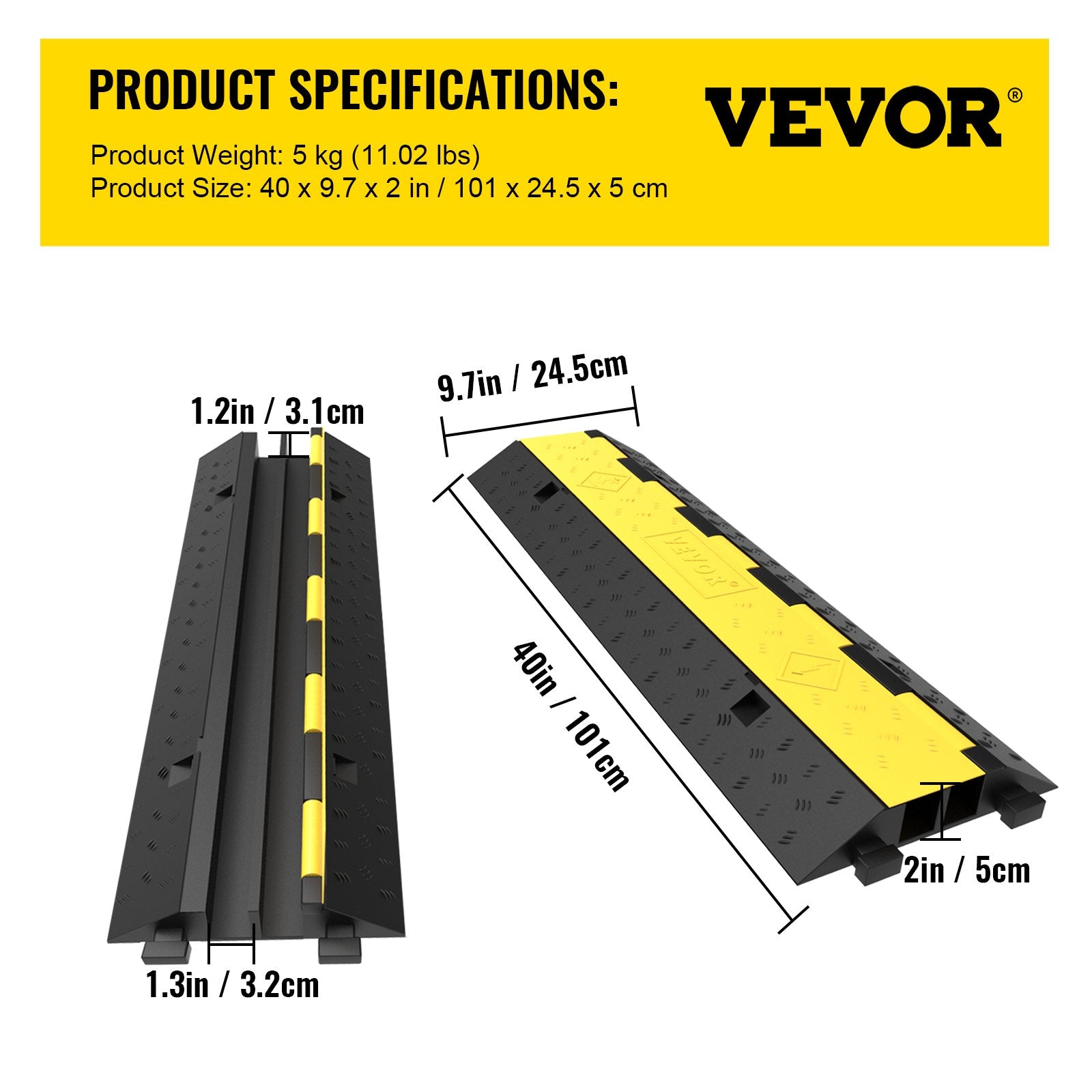 Cable Protector Ramp, 5 Packs — view 8