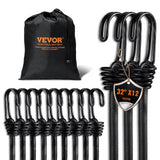 12 Pcs Bungee Cords with — view 2