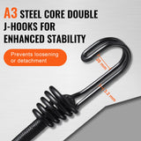 12 Pcs Bungee Cords with — view 6