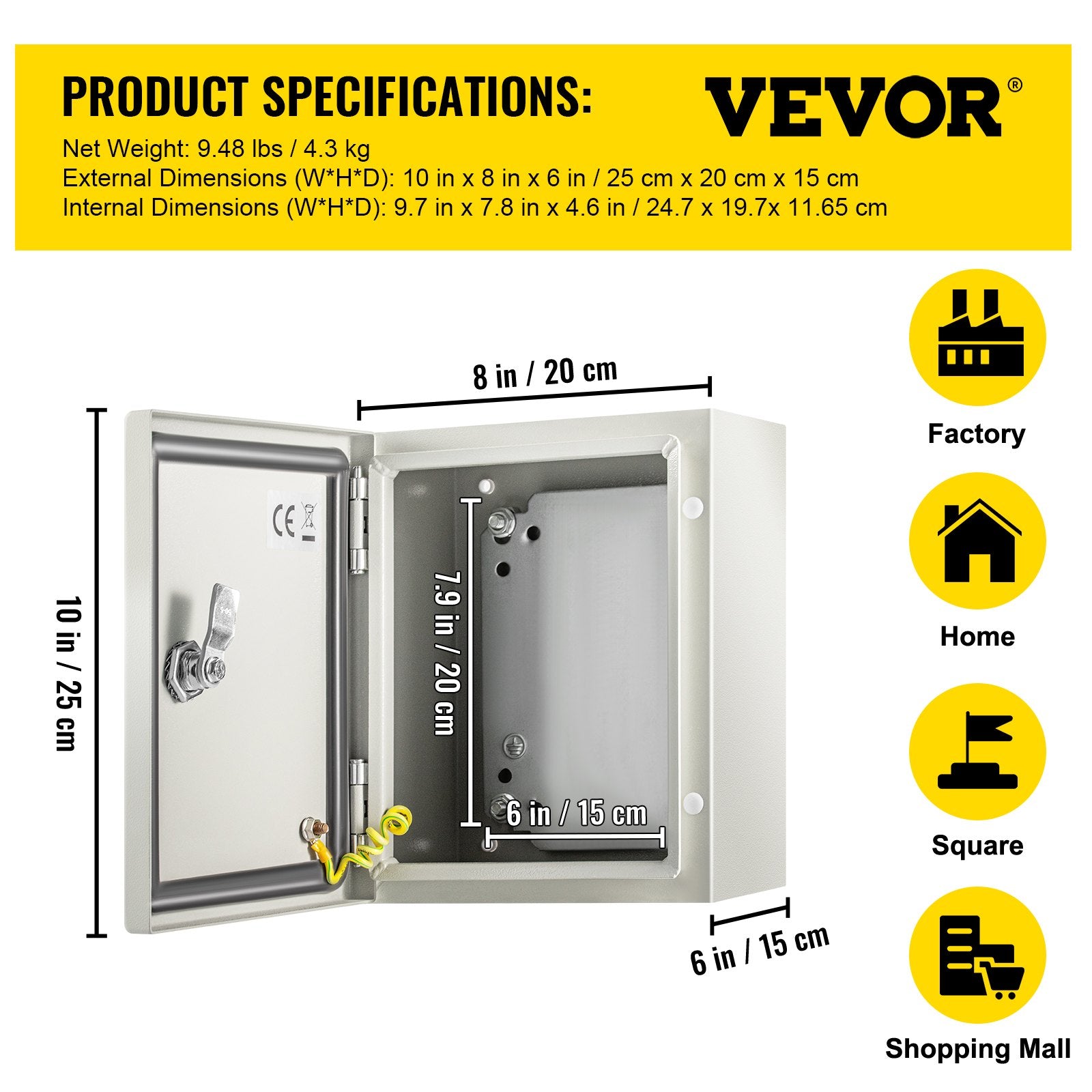 NEMA Steel Enclosure, 25 x — view 8