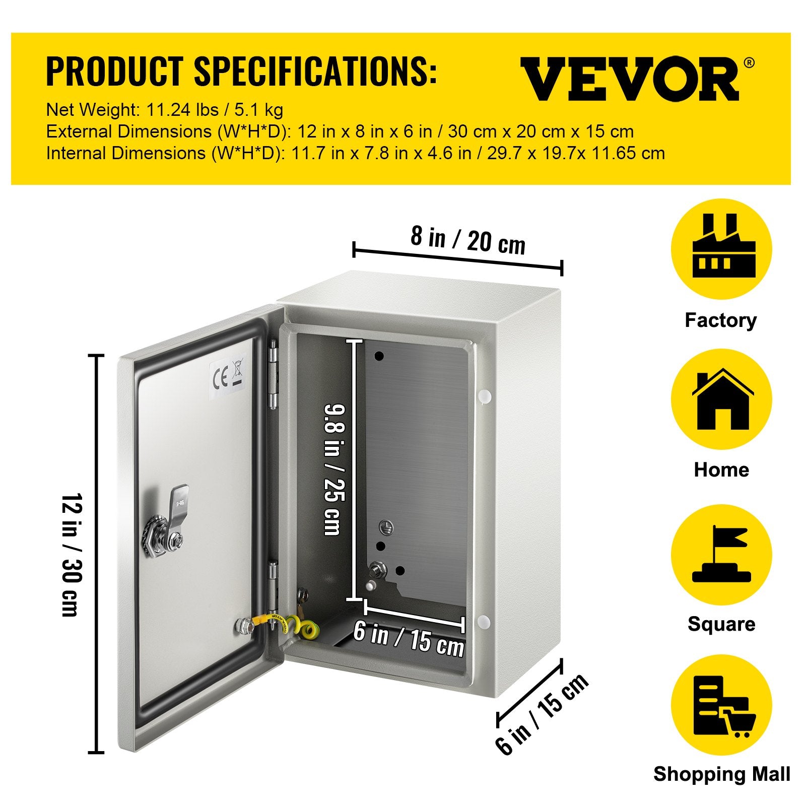 NEMA Steel Enclosure 12 x — view 8