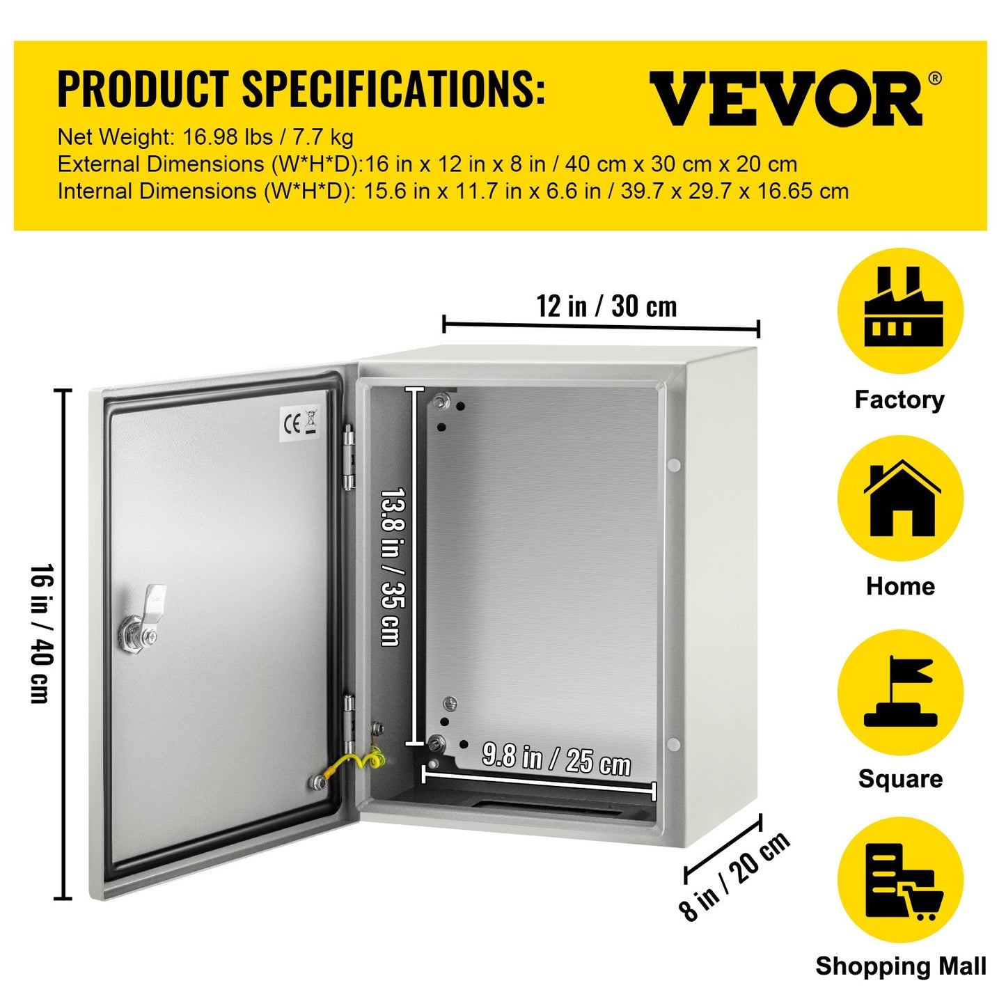 Steel Electrical Box 16 x — view 8