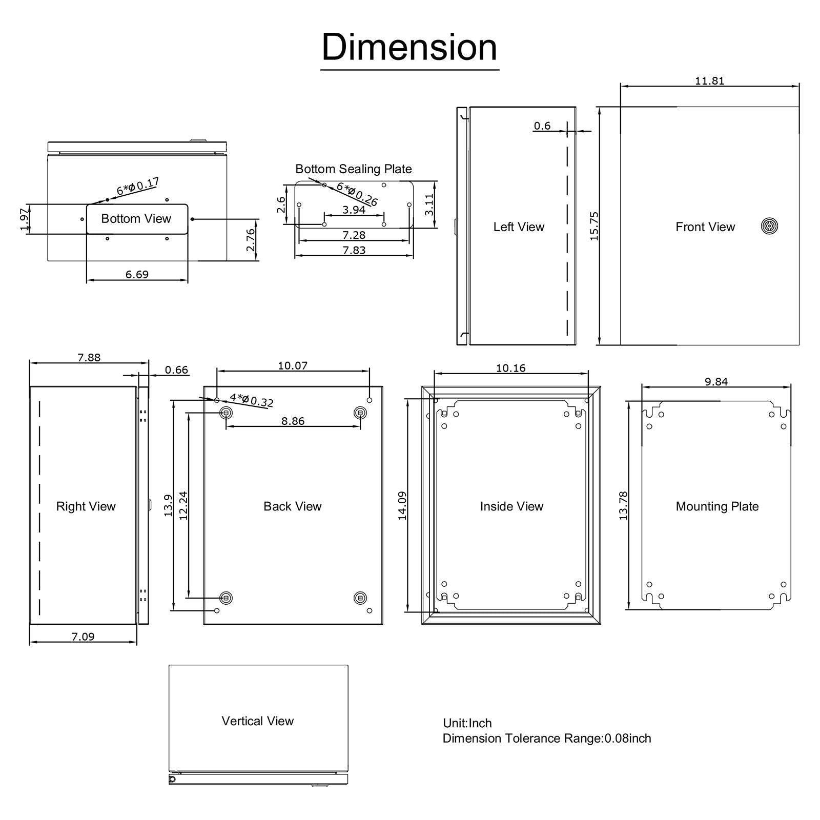 Steel Electrical Box 16 x — view 11