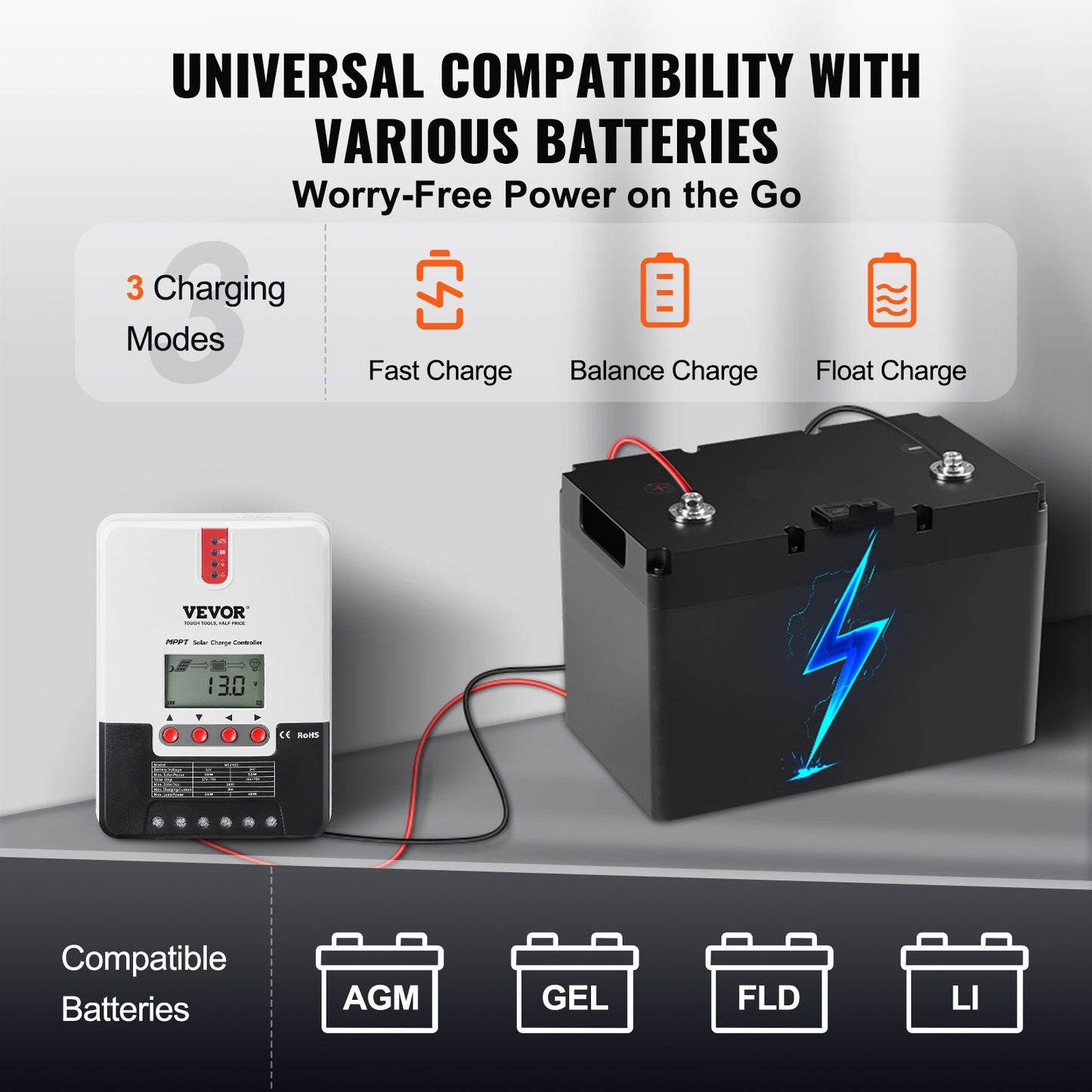 20A MPPT Solar Charge Controller — view 4
