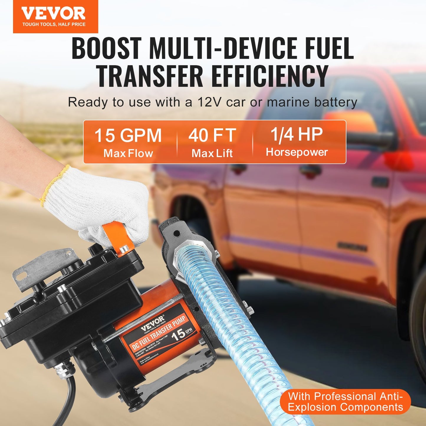 Fuel Transfer Pump 12V 15 — view 3
