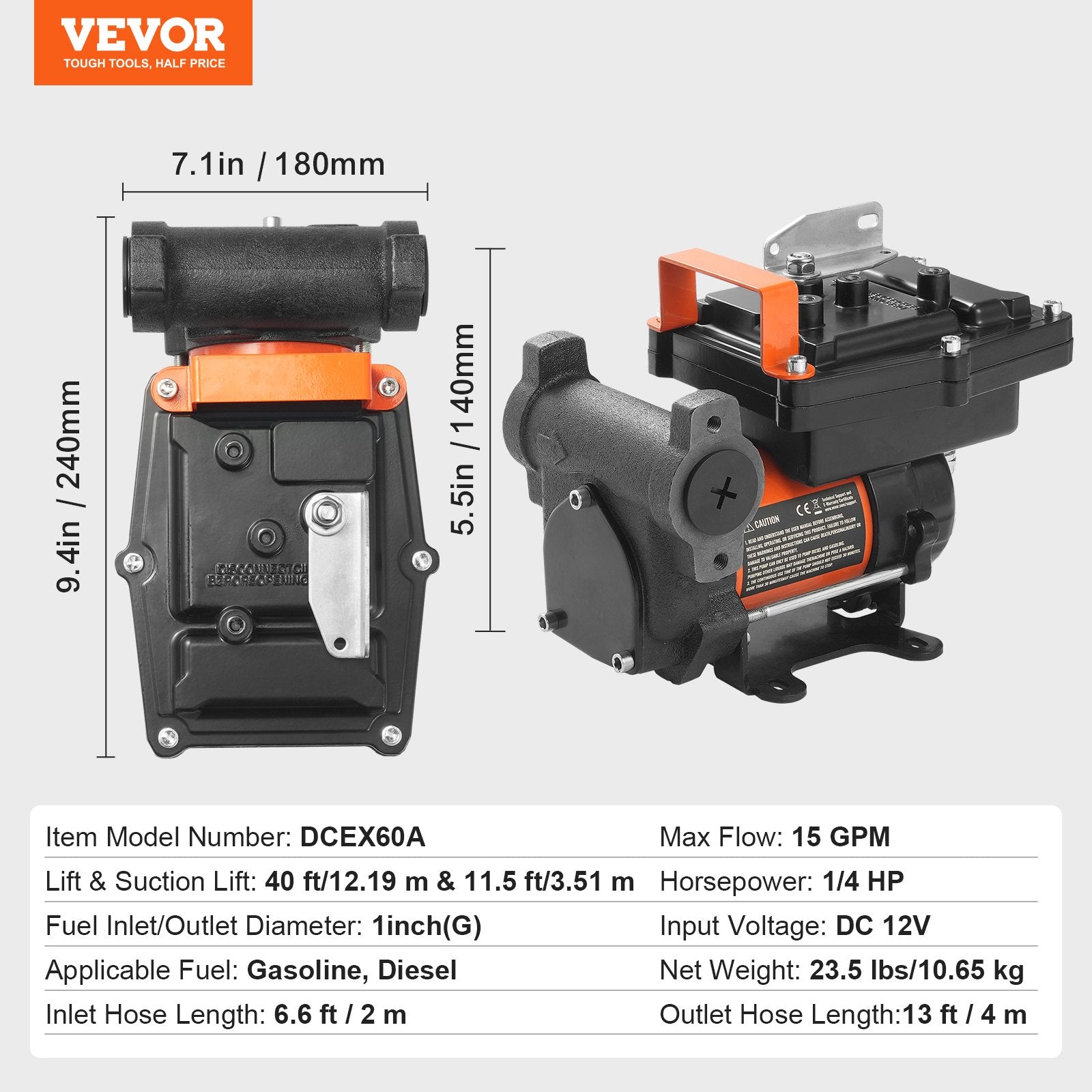 Fuel Transfer Pump 12V 15 — view 8