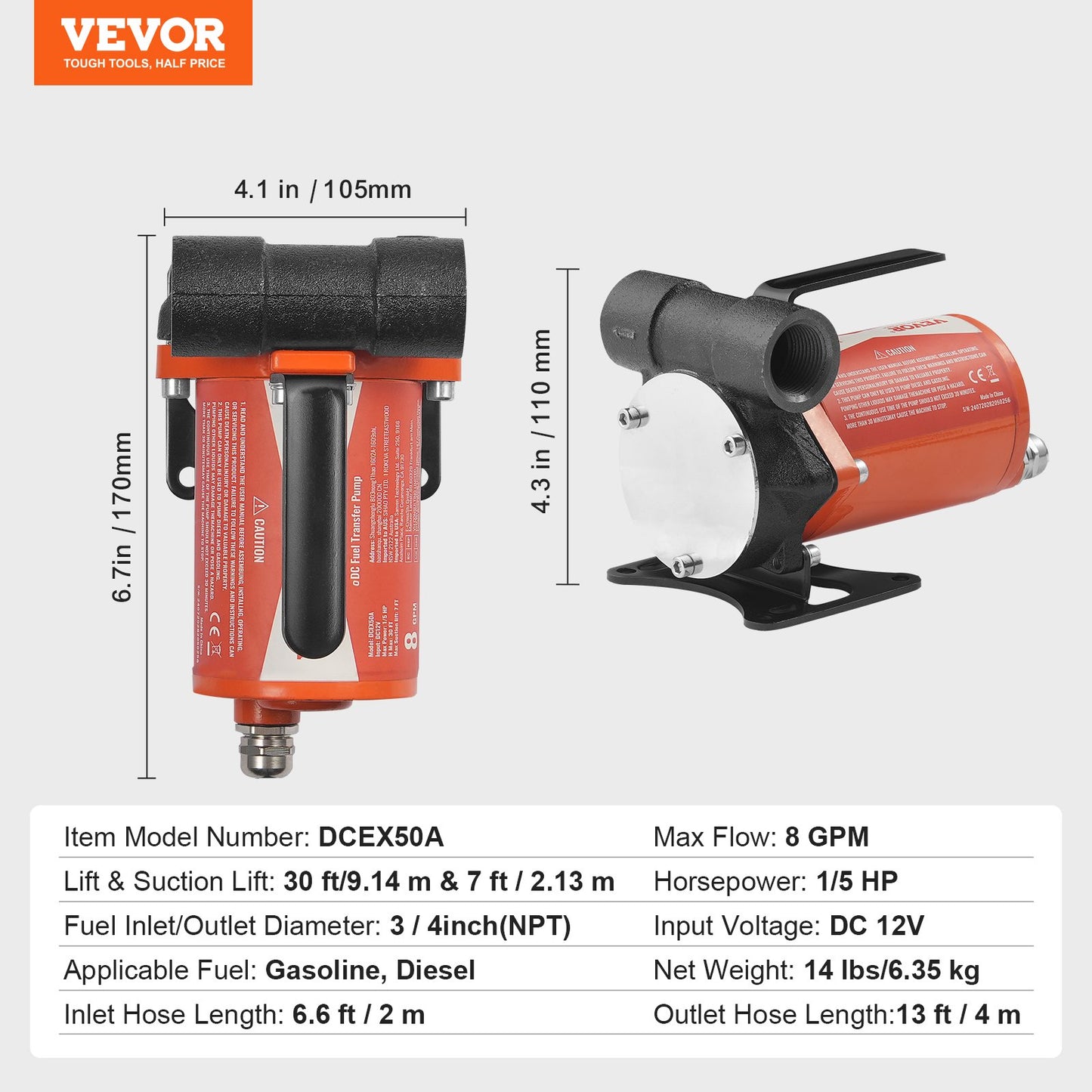 Fuel Transfer Pump 12V 8 — view 8