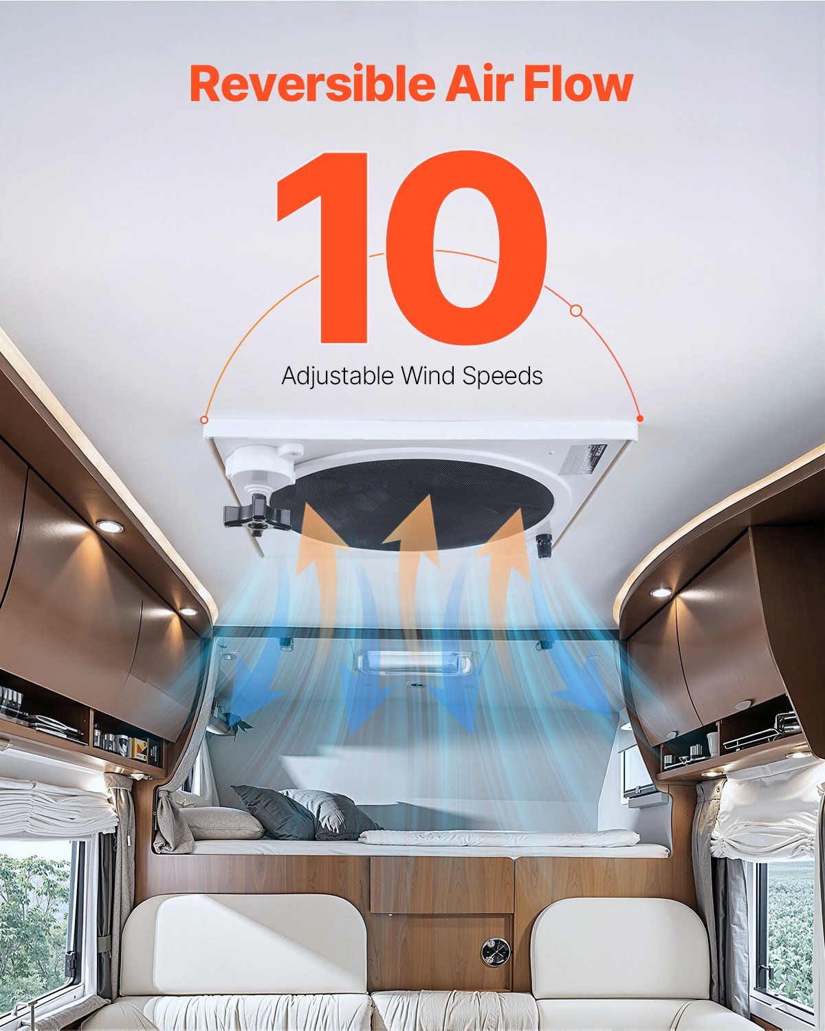 RV Vent Roof Fan 355.6 — view 4