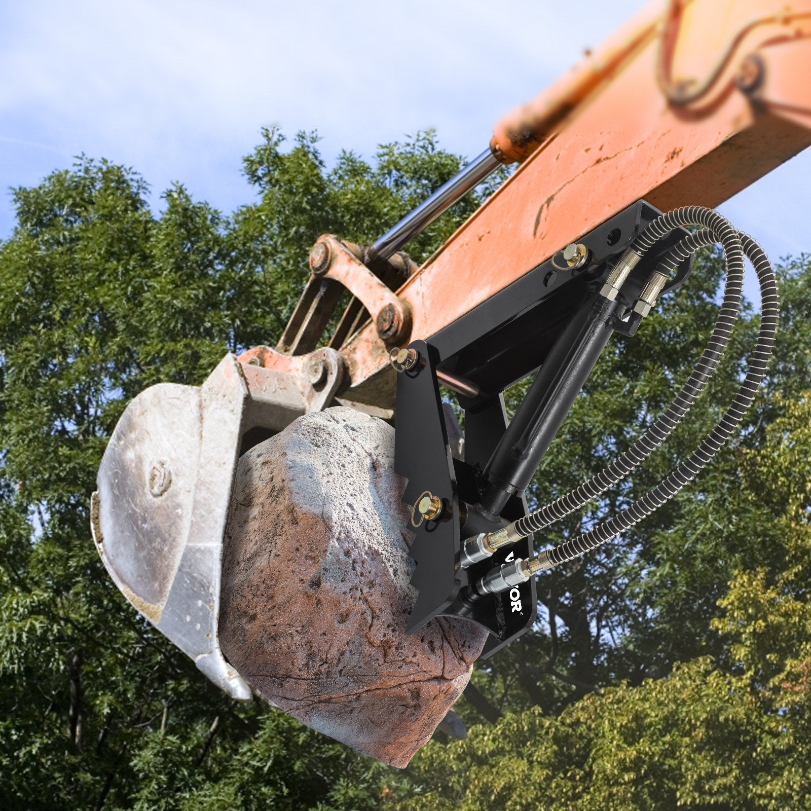 Hydraulic Backhoe Thumb, 45.7cm 1.27cm — view 9