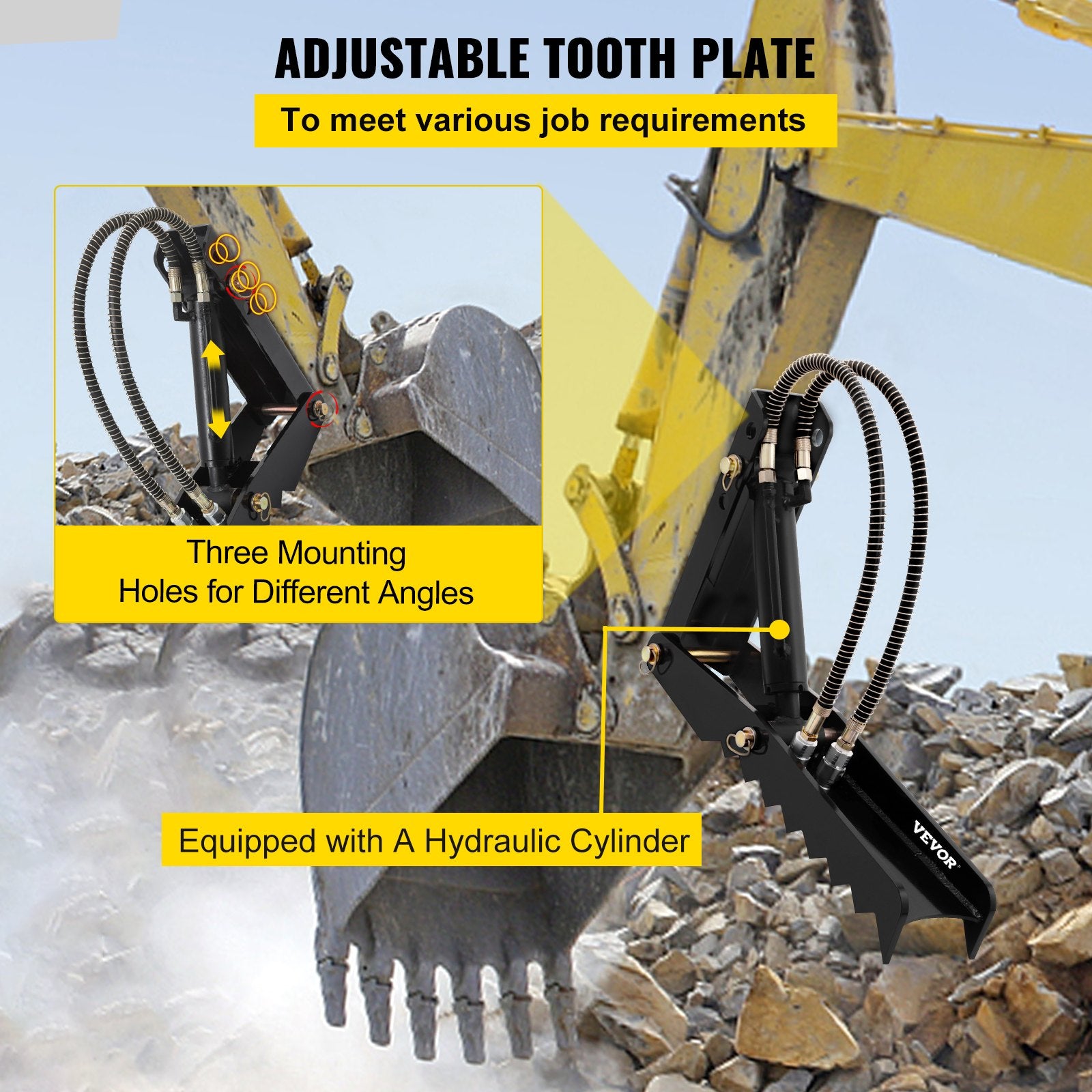 61cm Hydraulic Backhoe Excavator Thumb — view 7